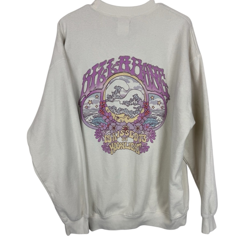 Billabong Women's Ride In Oversized Crew Sweatshirt M - Picture 4 of 6